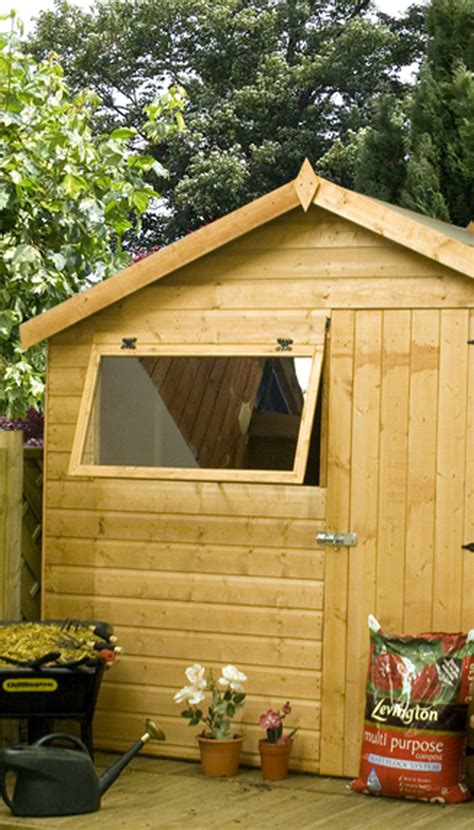 Wooden Shed With Door And Opening Styrene Window Shed Wooden Sheds