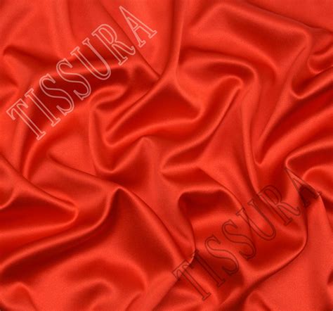 Red Stretch Silk Satin Fabric Fabrics From France By Belinac Sku