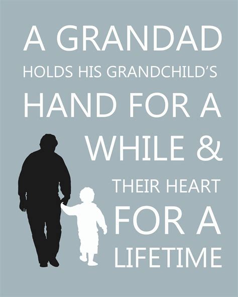 Ts For Him Personalised Grandfather And Grandson Silhouette With A