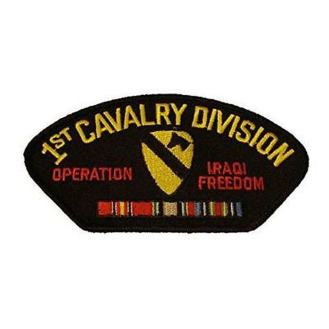 Us Army First 1st Cavalry Division Iraqi Freedom Patch W Campaign