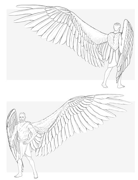 Angel Wings Folded