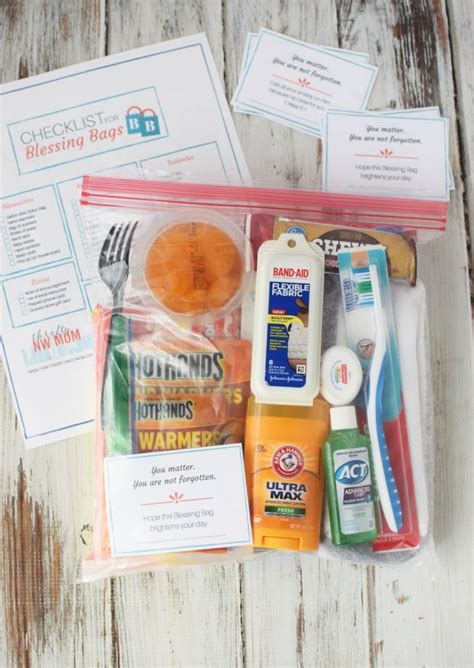 Blessing Bags How To Create Free Checklist