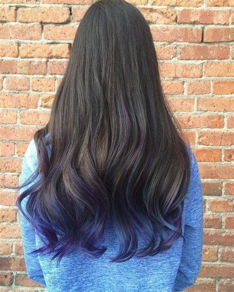 40 Fairy Like Blue Ombre Hairstyles Blue Tips Hair Brown Ombre Hair