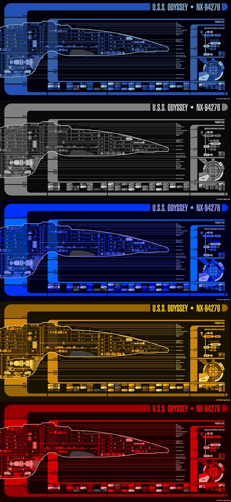 25th Cent Starfleet Lcars Color Schemes Example By Sumghai On Deviantart