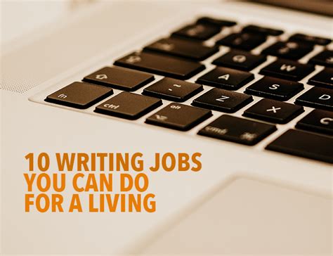 10 Writing Jobs You Can Do For A Living