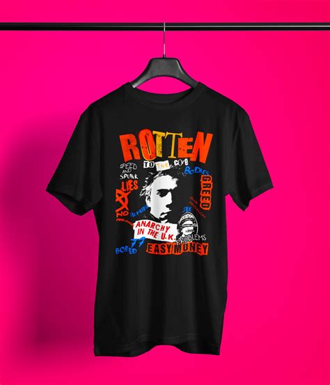 Johnny Rotten Sex Pistols Punk Tshirt Seditionaries Tee For Etsy