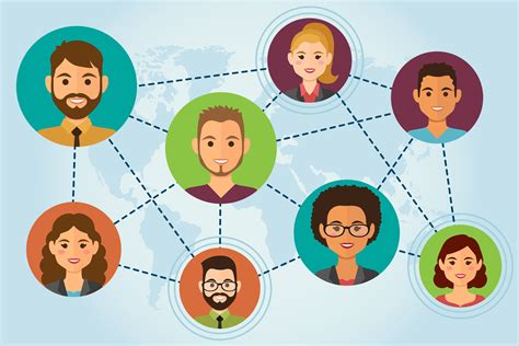 Connecting people avatars 1261012 - Download Free Vectors, Clipart ...