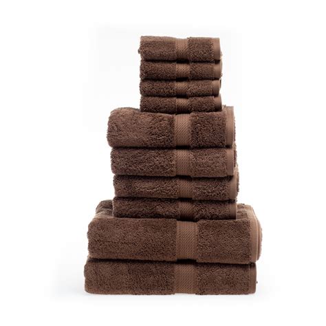 Impressions Hymnia Egyptian Cotton Solid 10 Piece Towel Set Walmart