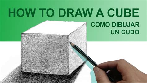 How To Draw A Cube Como Dibujar Un Cubo Youtube