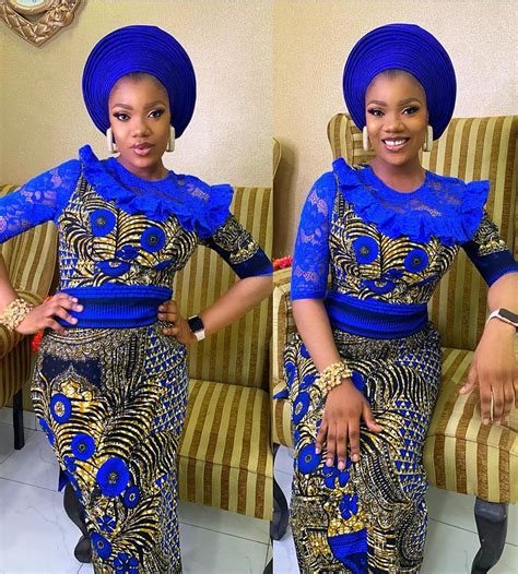 Beautiful Ankara And Lace Combination Styles 2019 For Wedding Guests Dezango