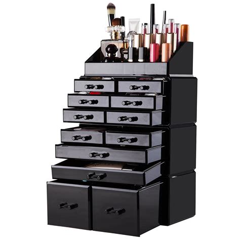 Plus, we have clever storage solutions and organization ideas for even the smallest bathrooms. SveBake Makeup Organizer, Plastic Vanity Makeup Cosmetic ...