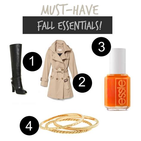 Must Have Fall Essentials