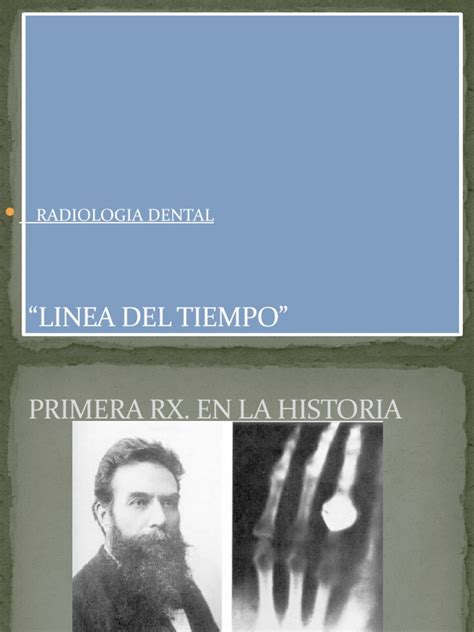 Linea Del Tiempo Radiologia Pdf