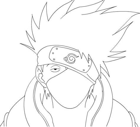 Face Naruto Kakashi Drawing Drawing Mangekyou Sharingan Of Sasuke