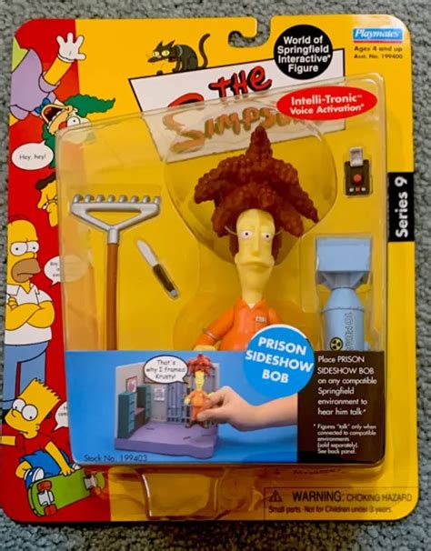The Simpsons Series 9 Prison Sideshow Bob Playmates Toys 2002 New