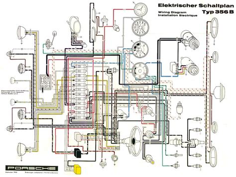 Free repair manuals & wiring diagrams. Free Auto Wiring Diagram: Porsche 356B Wiring Diagram