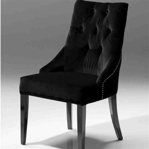 Black Velvet Dining Chairs Home Furniture Design