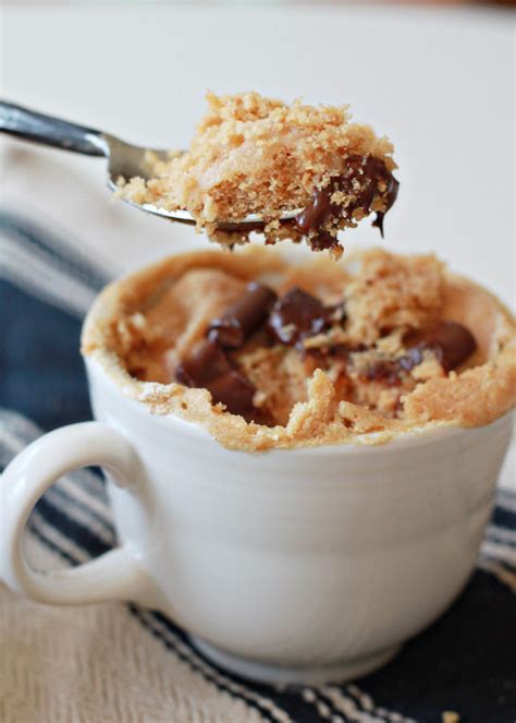 This sweet, simple dessert made with spelt flour and chocolate chips pairs perfectly with a scoop of. Easy Peanut Butter Vegan Mug Cake - Kitchen Treaty Recipes