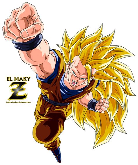 Goku Super Saiyan 3 By El Maky Z On Deviantart Goku Super Saiyan