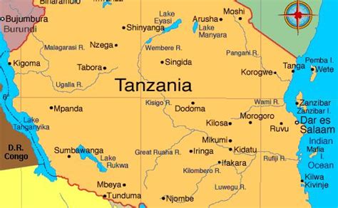 Tanzania Atlas Maps And Online Resources Africa