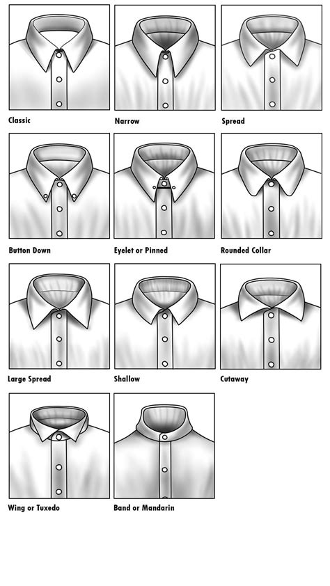 Shirt Collar Styles Collar Shirts Mens Collared Shirts Collar Types Men Dress Shirt Dress