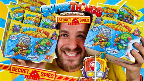 Superthings Secret Spies Unboxing Caja 50 Sobres Series 6 En Pe Toys