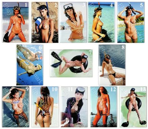 Sexy Nude Topless Scuba Girl Diving Mask Diver Fridge K Hlschrank Magnet New Eur
