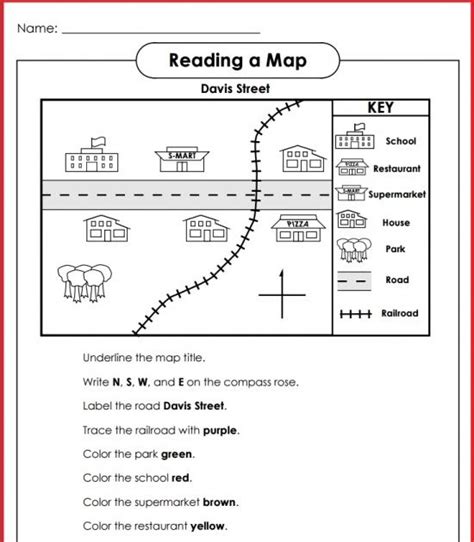 How To Read Map Reading Maryann Kirbys Reading Worksheets