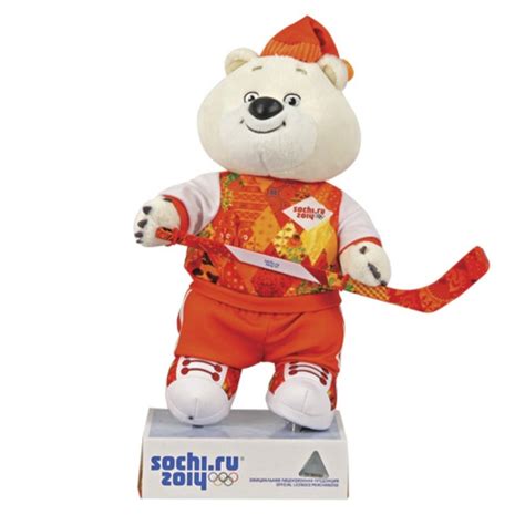 Mascotte Officielle Des Jeux Olympiques à Sotchi Jo 2014 Peluche Ours