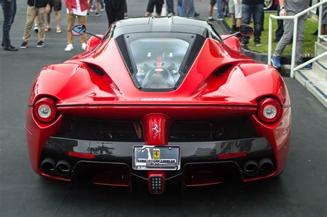 La Ferrari Rear Its An Incredibly Small Car For Those Who Have Never