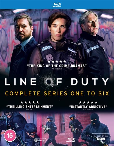 Line Of Duty Complete Series One To Six Blu Ray Box Set Free