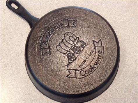 American Cookware Collector Series Covered Wagon 9 Frying Pan Cast Iron Cooking Cast Iron