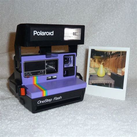 Polaroid Onestep 600 Rainbow With Close Up Lens Works Great Etsy