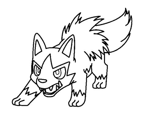 Poochyena Coloring Pages