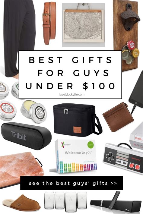 Buying presents for men can sometimes seem daunting, but cheap gift ideas offer lots of great inspiration for awesome gifts that guys will. 42 Great Christmas Gift Ideas for Him - Lovely Lucky Life