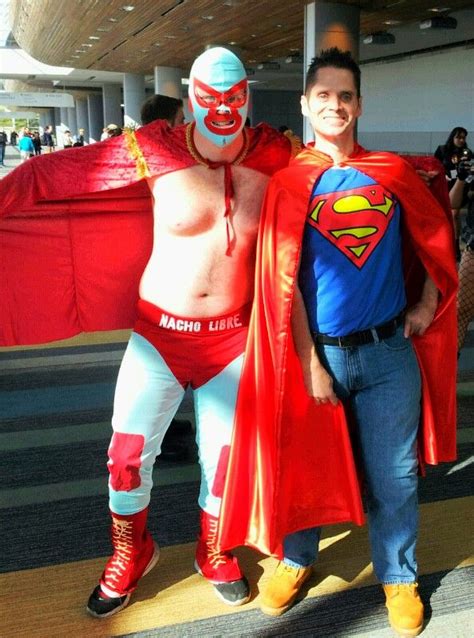 Superman And Nacho Libre Va Beach Comic Show 101814 Superman