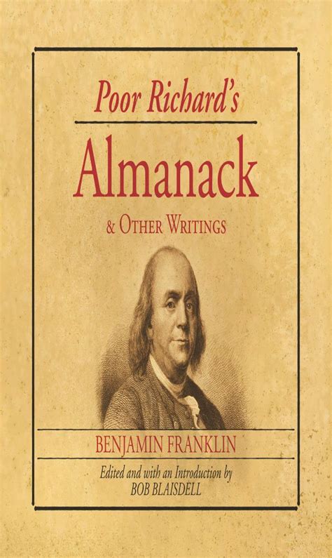 Poor Richard S Almanack And Other Writings Poor Richard S Almanack Benjamin Franklin Book Genres