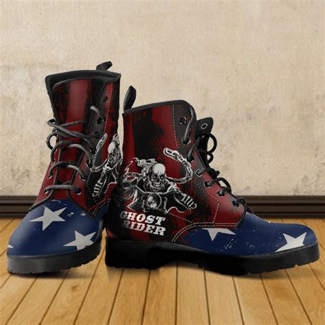 Ghost Rider Boots American Legend Rider Mens Motorcycle Boots Boots