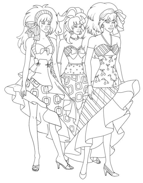 Coloring Pages Barbie Coloring Pages 80s Cartoons