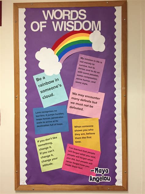 Words Of Wisdom Bulletin Board Quotes Words Of Wisdom Popular