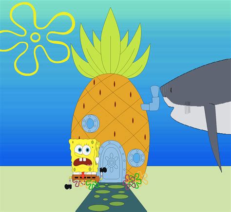 Jaws In Spongebob By Amyrosefan17 On Deviantart
