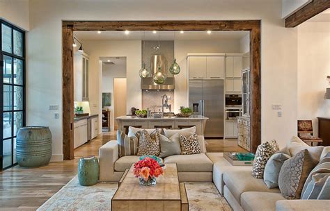 Please post photos that would be helpful in decorating a period 1970's style home. A Contemporary Home With Rustic Elements Connects To Its ...