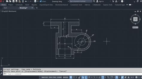 Draw Your Autocad Two Dimensional Mechanical Drawing By Vasantharasan