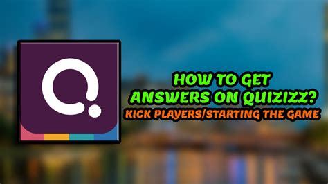 😱how To Get Answers On Quizizz Kick Playersstarting The Game 🔥