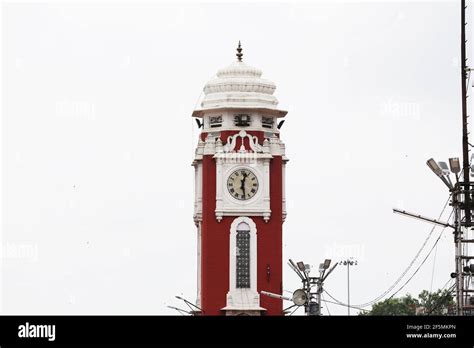 Clock Tower Haridwar India Stock Photo Alamy