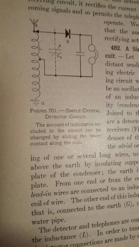 Crystal Radio Circuit From A 1925 Physics Book Physics Books Old