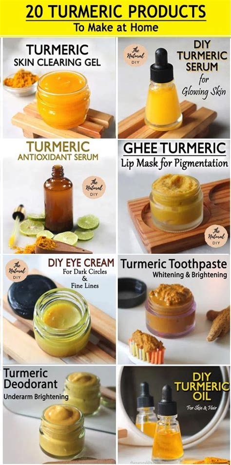 20 Turmeric Products You Can Make At Home The Natural DIY Diy Natural