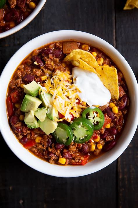 Seriously The Best Healthy Turkey Chili INTENSE FOOD CRAVINGS