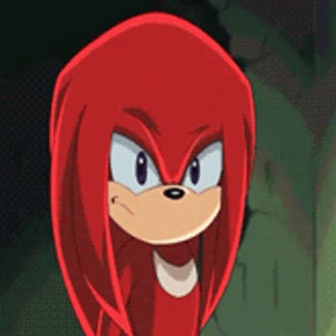Knuckles The Echidna Punching Hard 