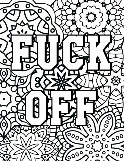 Https://wstravely.com/coloring Page/adult Coloring Pages Swear Words Fuck Off
